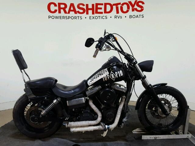 1HD1GX418CC334080 - 2012 HARLEY-DAVIDSON FXDB BLACK photo 1