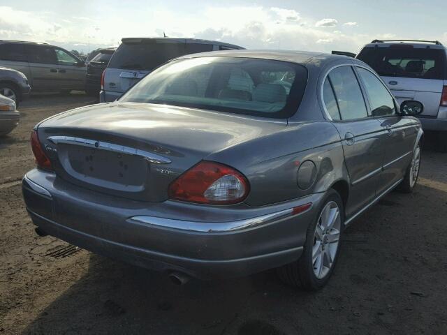 SAJEA51C83WD07608 - 2003 JAGUAR X-TYPE GRAY photo 4