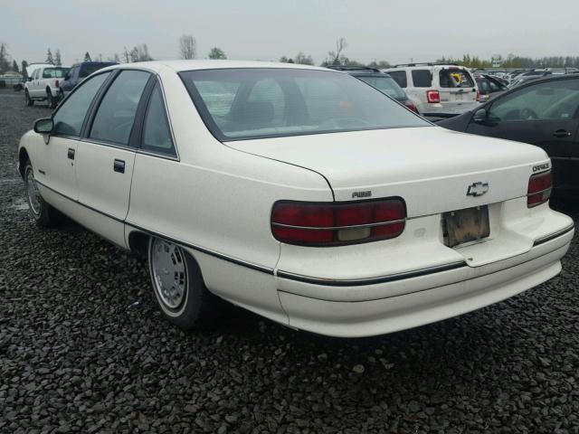 1G1BL53E5MW188966 - 1991 CHEVROLET CAPRICE WHITE photo 3