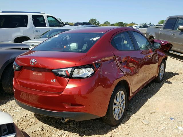 3MYDLBYV7JY306402 - 2018 TOYOTA YARIS IA RED photo 4