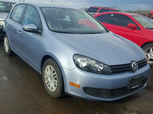 WVWDB7AJ3AW255235 - 2010 VOLKSWAGEN GOLF BLUE photo 1