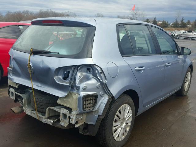 WVWDB7AJ3AW255235 - 2010 VOLKSWAGEN GOLF 蓝色 照片 4