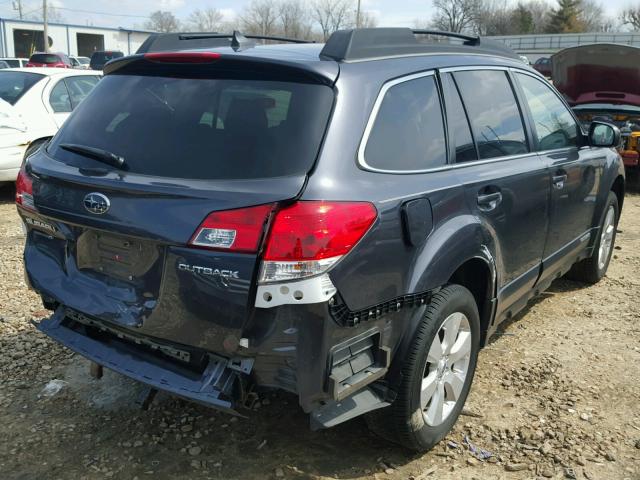 4S4BRCJC5C3234416 - 2012 SUBARU OUTBACK 2. GRAY photo 4