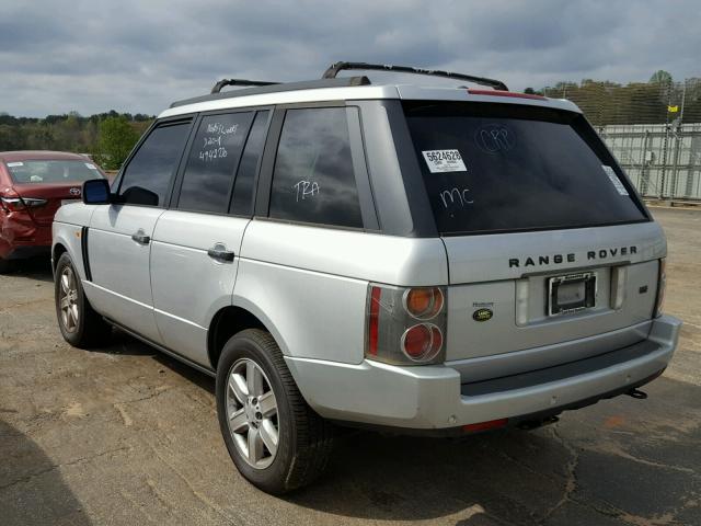 SALME11444A167111 - 2004 LAND ROVER RANGE ROVE SILVER photo 3