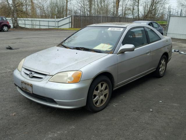 1HGEM22933L054883 - 2003 HONDA CIVIC EX SILVER photo 2