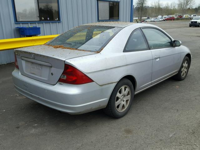 1HGEM22933L054883 - 2003 HONDA CIVIC EX SILVER photo 4