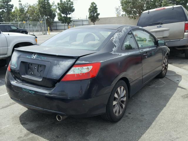 2HGFG11809H517468 - 2009 HONDA CIVIC EX BLACK photo 4