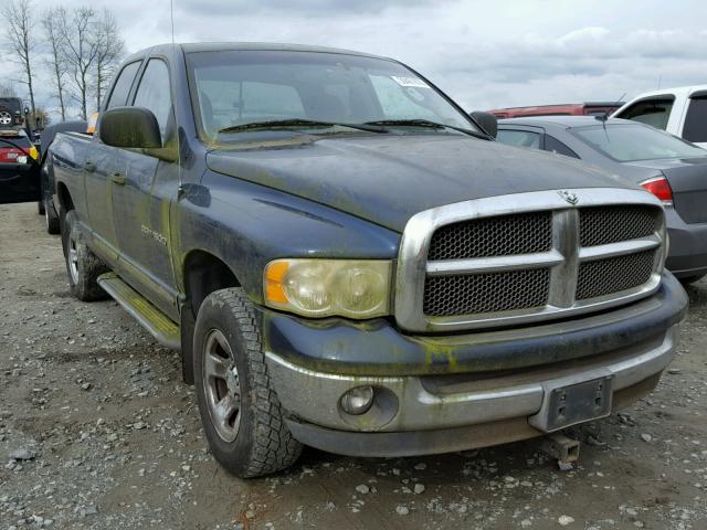 1B7HU18N62J103871 - 2002 DODGE RAM 1500 BLUE photo 1