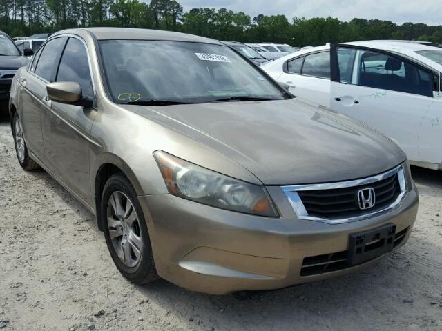 1HGCP26449A008416 - 2009 HONDA ACCORD LXP BEIGE photo 1