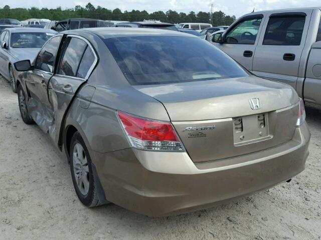 1HGCP26449A008416 - 2009 HONDA ACCORD LXP BEIGE photo 3