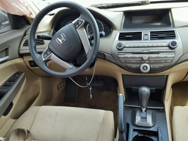 1HGCP26449A008416 - 2009 HONDA ACCORD LXP BEIGE photo 9