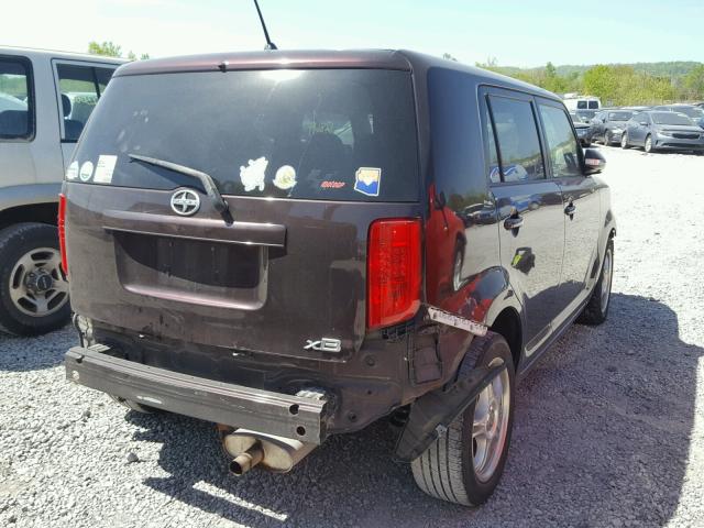 JTLKE50E181027978 - 2008 TOYOTA SCION XB Tünd qırmızı foto 4
