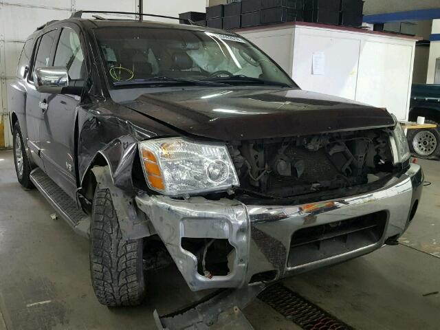 5N1AA08C67N724851 - 2007 NISSAN ARMADA SE BLACK photo 1