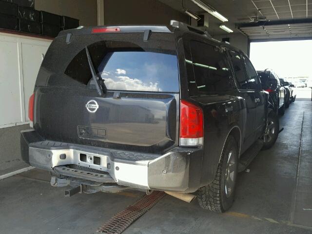 5N1AA08C67N724851 - 2007 NISSAN ARMADA SE BLACK photo 4