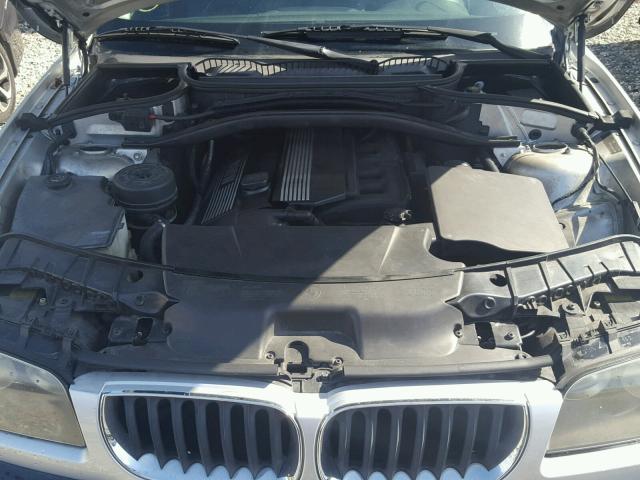 WBXPA734X5WC50892 - 2005 BMW X3 2.5I SILVER photo 7