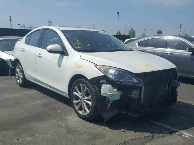 JM1BL1S61A1103933 - 2010 MAZDA 3 S WHITE photo 1