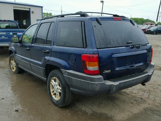 1J4GW48S03C553593 - 2003 JEEP GRAND CHER BLUE photo 3