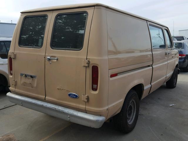 1FTEE14N1LHA72849 - 1990 FORD ECONOLINE TAN photo 4