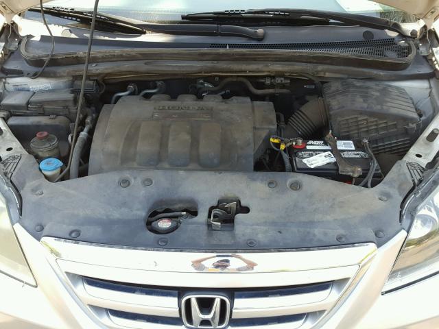 5FNRL38765B045812 - 2005 HONDA ODYSSEY EX SILVER photo 7