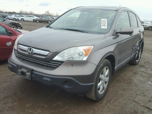 5J6RE38709L007368 - 2009 HONDA CR-V EXL GRAY photo 2