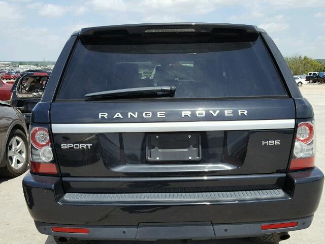 SALSF2D41CA727204 - 2012 LAND ROVER RANGE ROVE BLACK photo 10