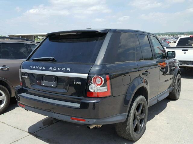 SALSF2D41CA727204 - 2012 LAND ROVER RANGE ROVE BLACK photo 4