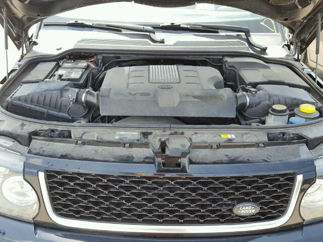 SALSF2D41CA727204 - 2012 LAND ROVER RANGE ROVE BLACK photo 7