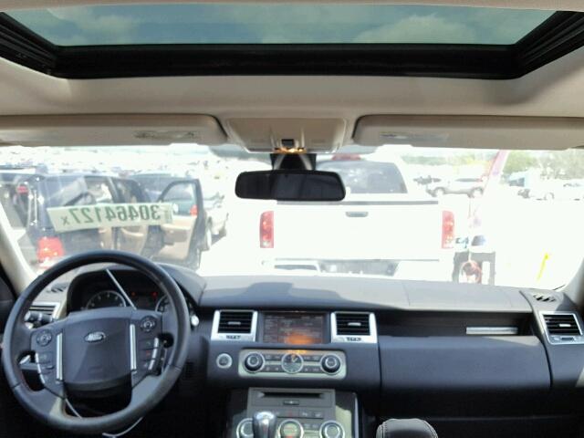 SALSF2D41CA727204 - 2012 LAND ROVER RANGE ROVE BLACK photo 9