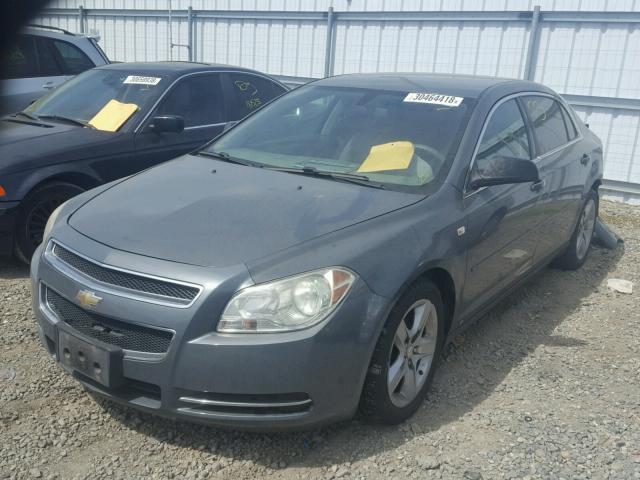 1G1ZG57N68F232458 - 2008 CHEVROLET MALIBU LS გრაფიტი ფოტო 2