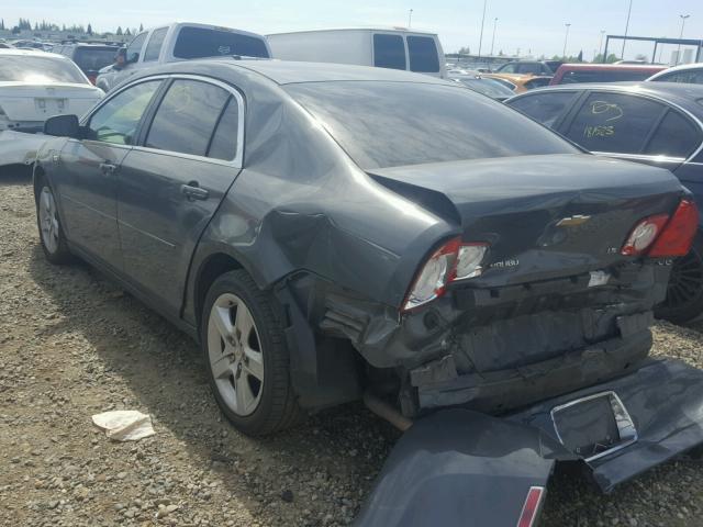 1G1ZG57N68F232458 - 2008 CHEVROLET MALIBU LS გრაფიტი ფოტო 3