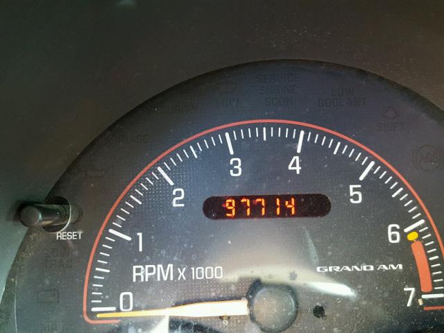 1G2NF52E33C262872 - 2003 PONTIAC GRAND AM S SILVER photo 8