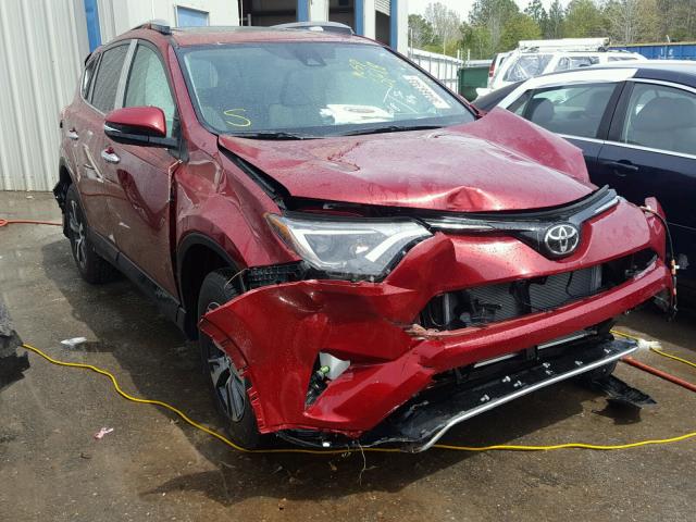 2T3RFREV9JW727665 - 2018 TOYOTA RAV4 ADVEN MAROON photo 1