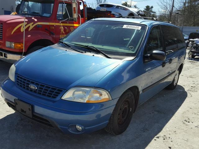 2FMZA51453BB65026 - 2003 FORD WINDSTAR L BLUE photo 2