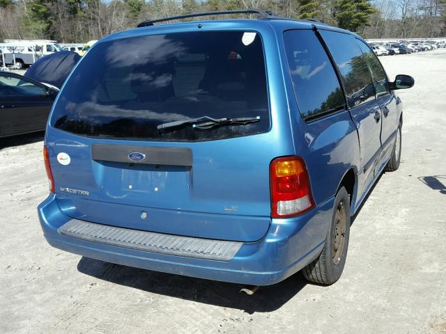 2FMZA51453BB65026 - 2003 FORD WINDSTAR L BLUE photo 4