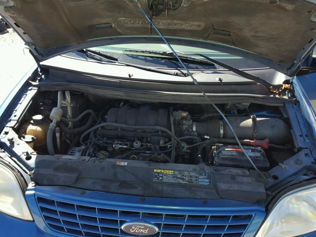 2FMZA51453BB65026 - 2003 FORD WINDSTAR L BLUE photo 7