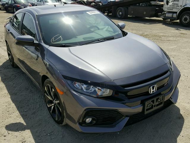 2HGFC1E51HH707144 - 2017 HONDA CIVIC SI GRAY photo 1