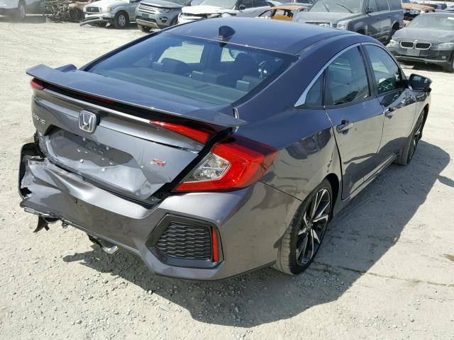 2HGFC1E51HH707144 - 2017 HONDA CIVIC SI GRAY photo 4