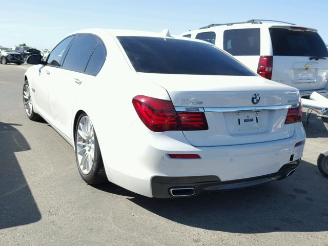 WBAYE8C51ED134880 - 2014 BMW 750 LI WHITE photo 3