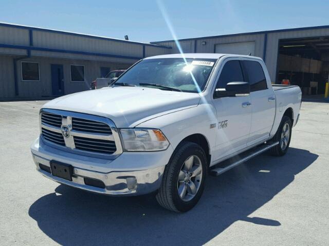 1C6RR6LT5FS570473 - 2015 RAM 1500 SLT WHITE photo 2