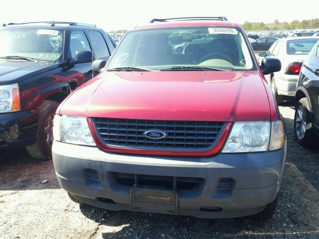 1FMZU62K23ZA56255 - 2003 FORD EXPLORER X RED photo 9