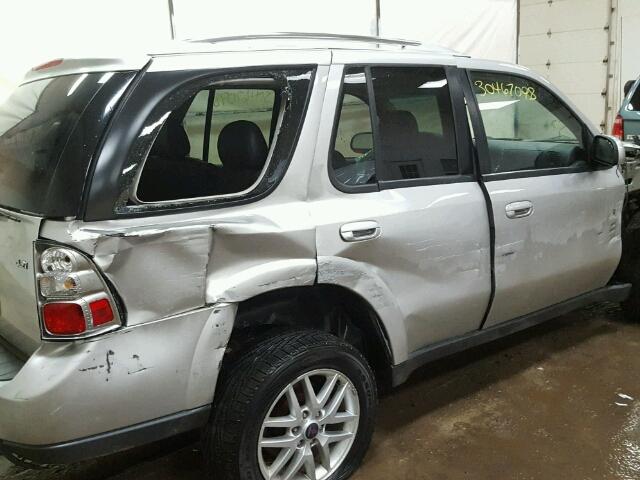 5S3ET13S652801165 - 2005 SAAB 9-7X LINEA SILVER photo 9