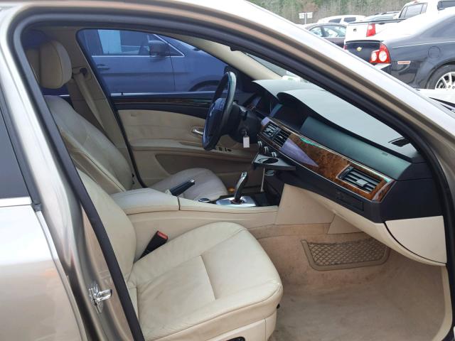 WBANW13598CZ80305 - 2008 BMW 535 I GOLD photo 5