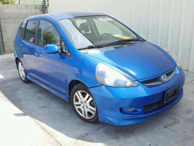 JHMGD37677S040989 - 2007 HONDA FIT S ლურჯი ფოტო 1