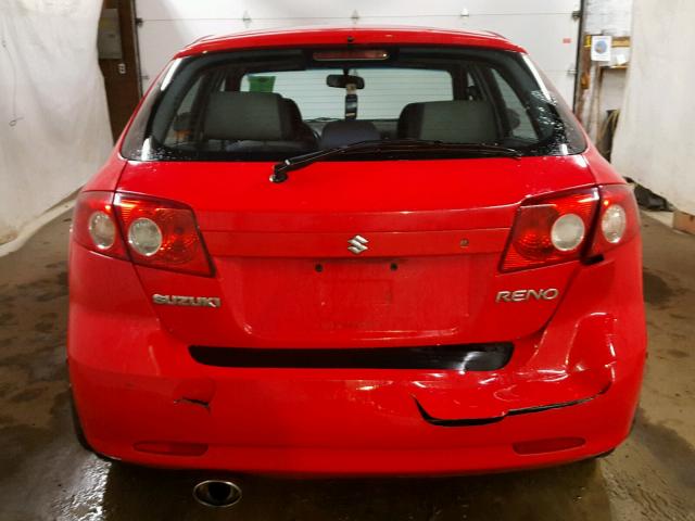 KL5JD66Z47K565535 - 2007 SUZUKI RENO BASE RED photo 9