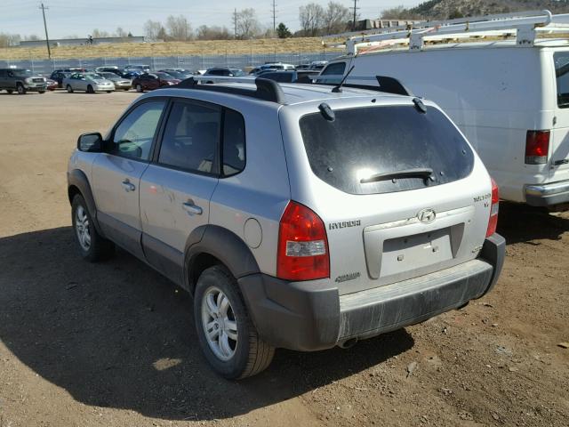 KM8JN72D96U437765 - 2006 HYUNDAI TUCSON GLS GRAY photo 3