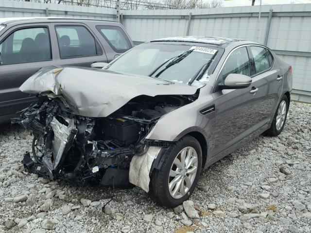 5XXGN4A7XFG425820 - 2015 KIA OPTIMA EX SILVER photo 2