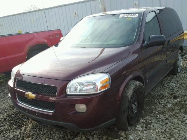 1GNDU23W28D178327 - 2008 CHEVROLET UPLANDER L 勃艮第红 照片 2