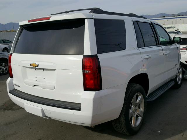 1GNSCBKC2GR127462 - 2016 CHEVROLET TAHOE C150 WHITE photo 4