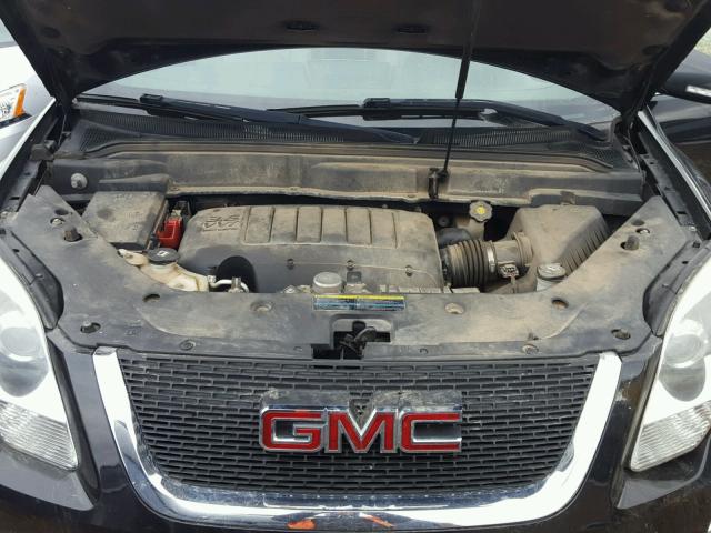 1GKEV23D49J156300 - 2009 GMC ACADIA SLT შავი ფოტო 7