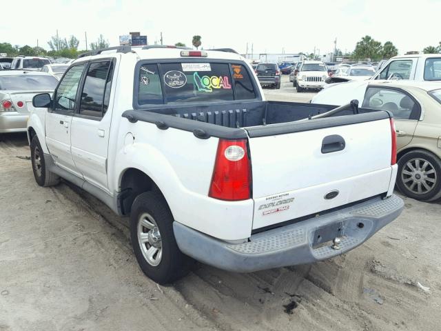 1FMZU67E61UB33948 - 2001 FORD EXPLORER S WHITE photo 3